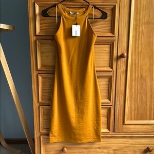 Zara Trafaluc SS17 high neck midi dress